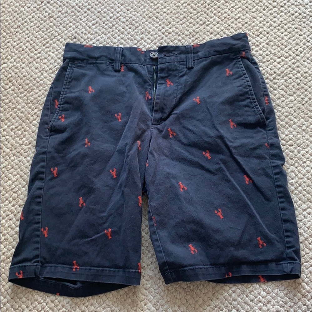Old Navy Blue Shorts with Lobster Print